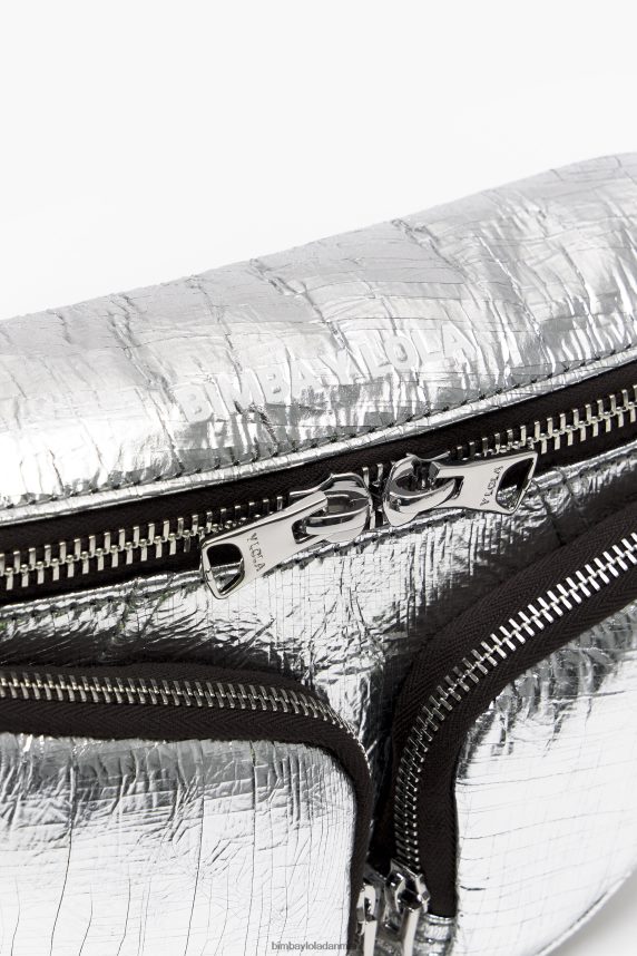 Bimba Y Lola bumbag i læderlomme 46TD4J17sølv