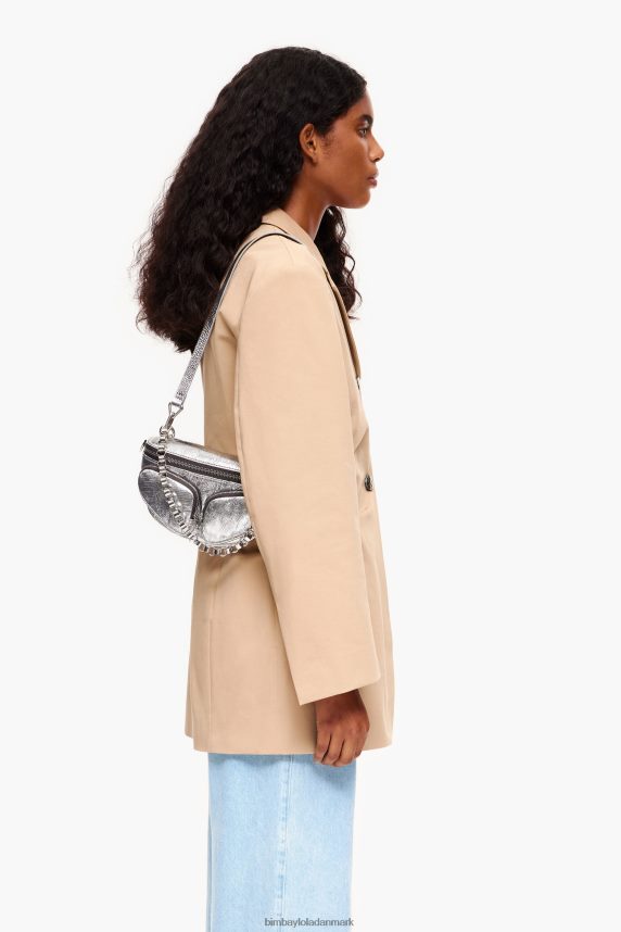 Bimba Y Lola bumbag i læderlomme 46TD4J23sølv