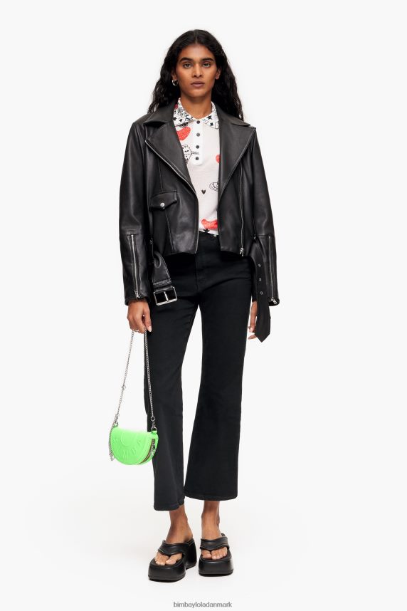 Bimba Y Lola chimo taske i læder 46TD4J67neongrøn