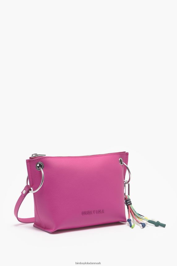 Bimba Y Lola crossbody taske i læder 46TD4J41fuchsia