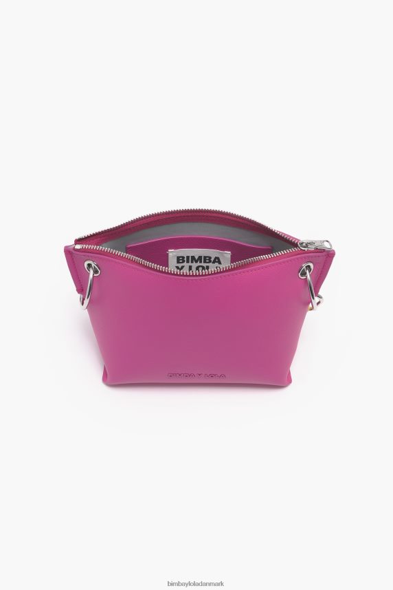 Bimba Y Lola crossbody taske i læder 46TD4J41fuchsia