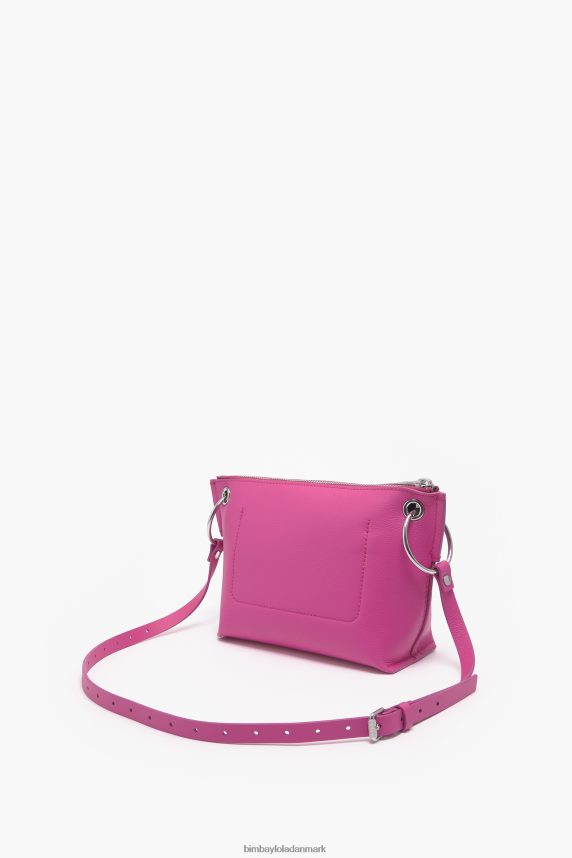 Bimba Y Lola crossbody taske i læder 46TD4J41fuchsia