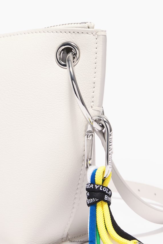Bimba Y Lola crossbody taske i læder 46TD4J42hvid