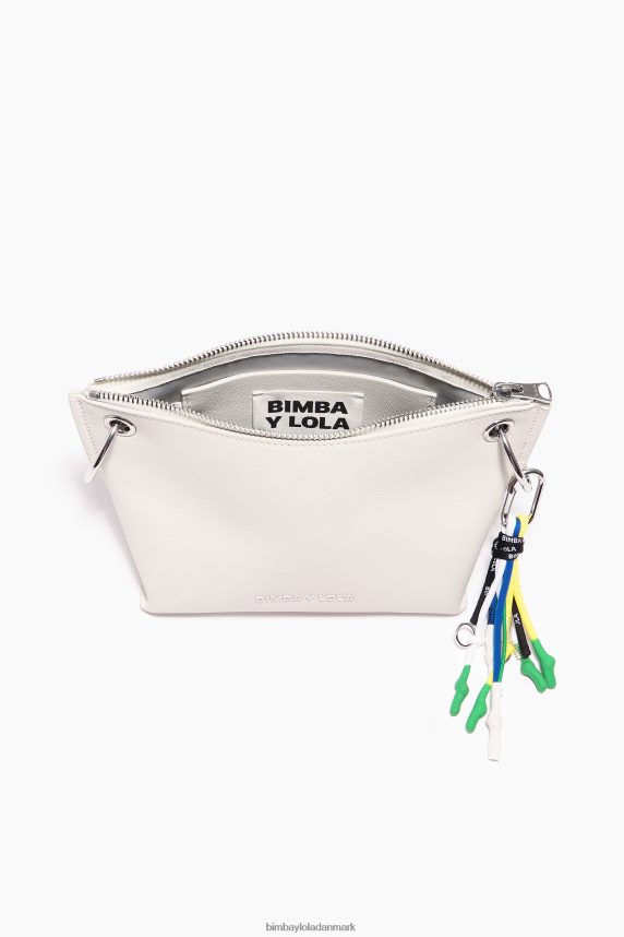 Bimba Y Lola crossbody taske i læder 46TD4J42hvid