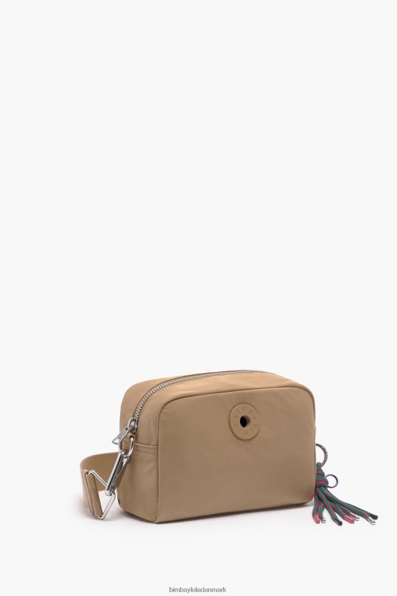 Bimba Y Lola crossbody taske i nylon 46TD4J26tan