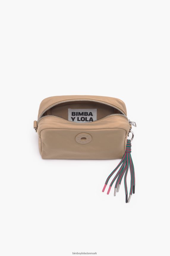 Bimba Y Lola crossbody taske i nylon 46TD4J26tan