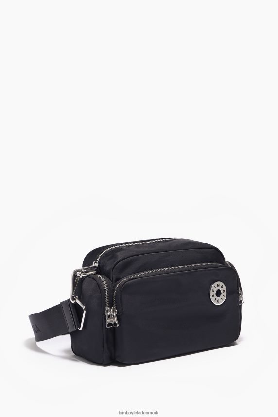 Bimba Y Lola crossbody taske i nylon 46TD4J33sort