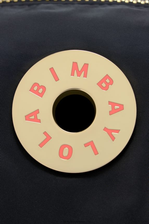 Bimba Y Lola crossbody taske med rynker i nylon 46TD4J90sort