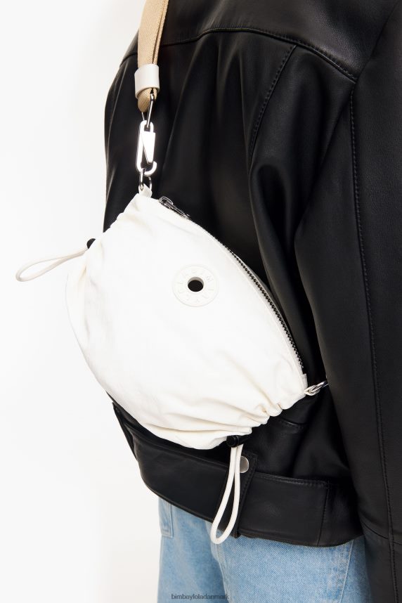 Bimba Y Lola crossbody taske med rynker i nylon 46TD4J93sten