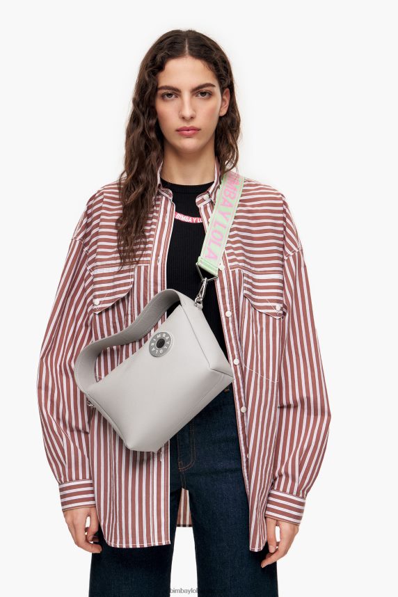 Bimba Y Lola læder hobo taske 46TD4J50grå