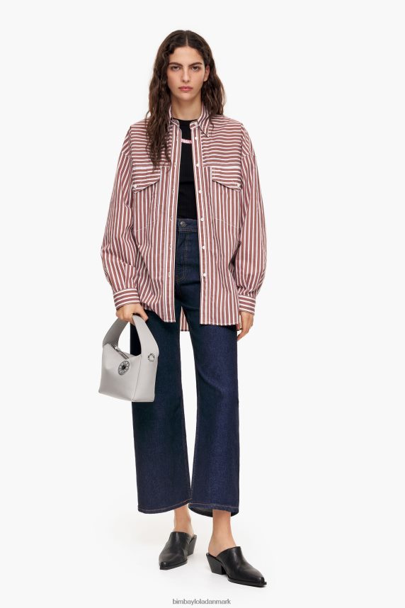 Bimba Y Lola læder hobo taske 46TD4J50grå