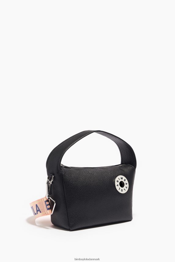 Bimba Y Lola læder hobo taske 46TD4J51sort