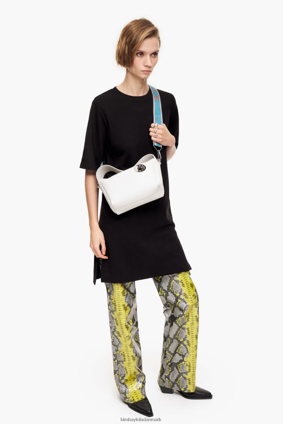 Bimba Y Lola læder hobo taske 46TD4J52hvid