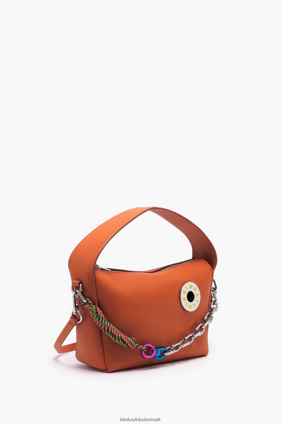 Bimba Y Lola læder hobo taske 46TD4J55mursten