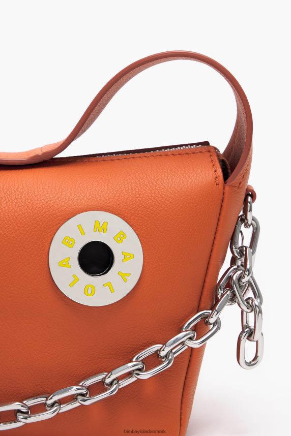 Bimba Y Lola læder hobo taske 46TD4J55mursten