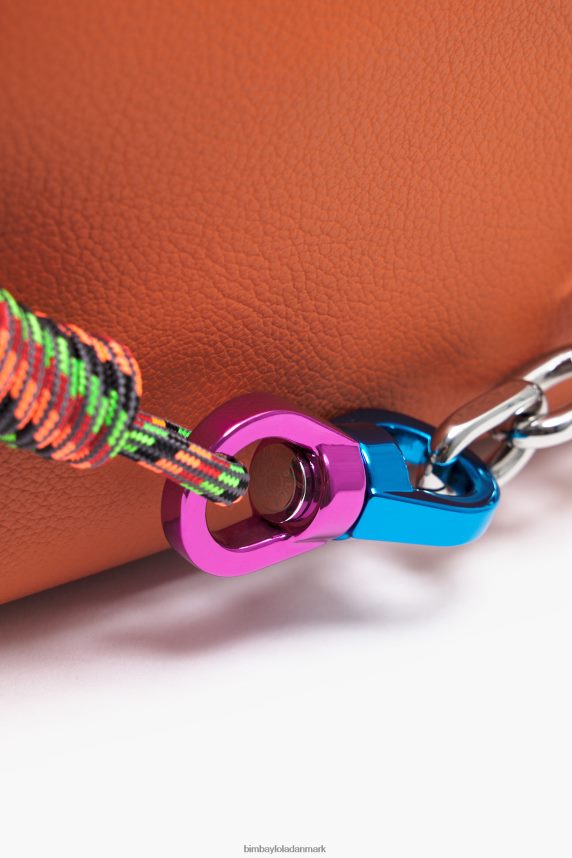 Bimba Y Lola læder hobo taske 46TD4J55mursten