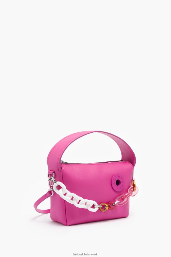 Bimba Y Lola læder hobo taske 46TD4J58fuchsia