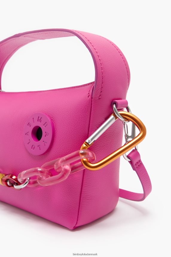 Bimba Y Lola læder hobo taske 46TD4J58fuchsia