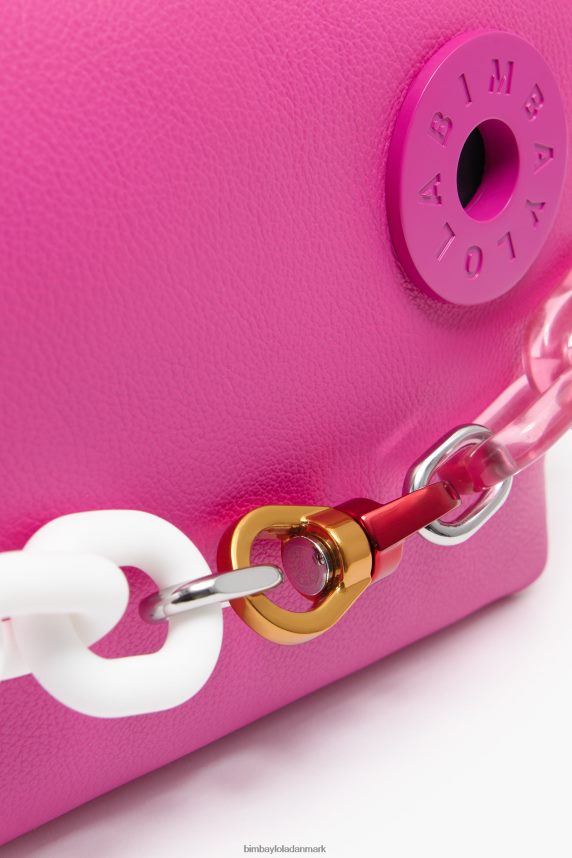 Bimba Y Lola læder hobo taske 46TD4J58fuchsia