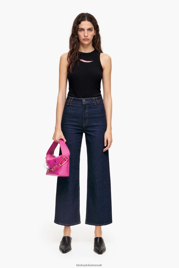 Bimba Y Lola læder hobo taske 46TD4J58fuchsia