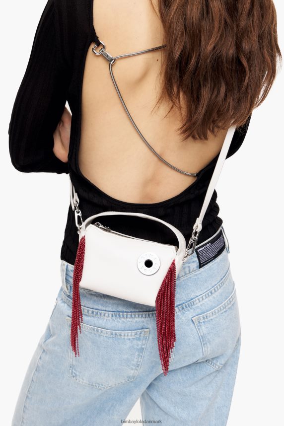 Bimba Y Lola læder hobo taske 46TD4J61off-white