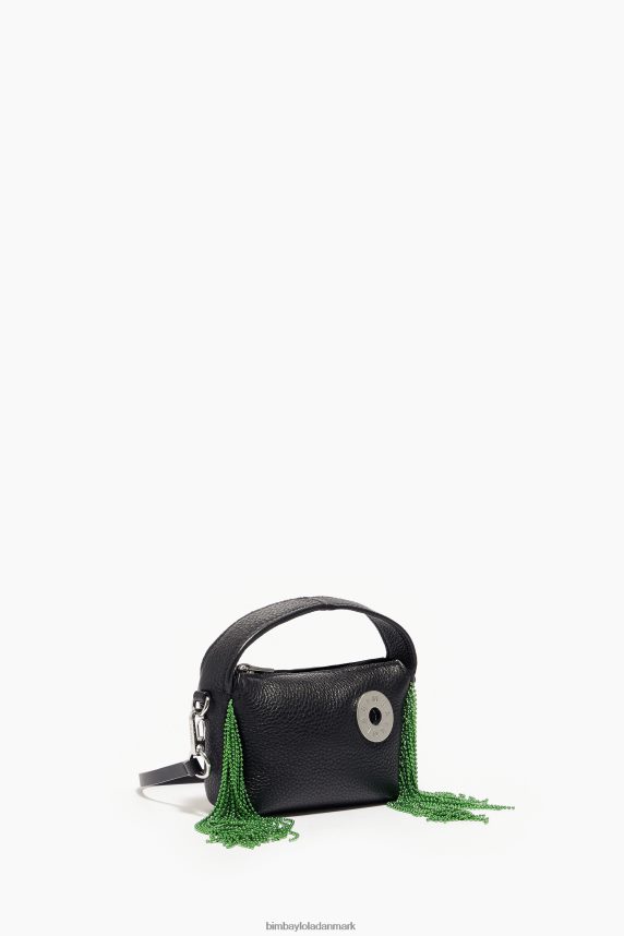 Bimba Y Lola læder hobo taske 46TD4J62sort