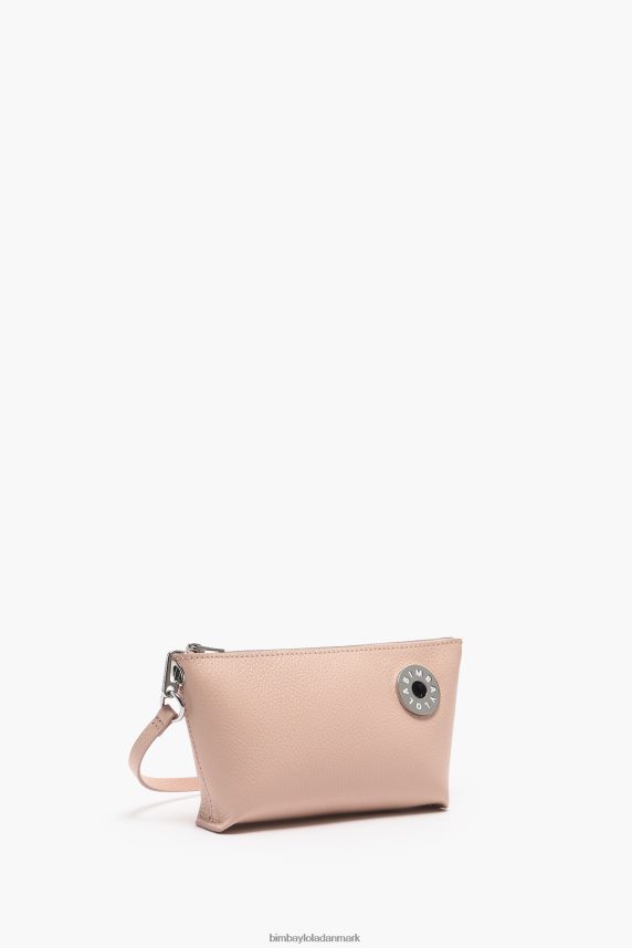 Bimba Y Lola læder trapez crossbody taske 46TD4J11lyserød