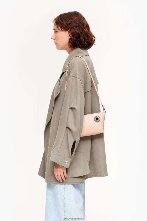 Bimba Y Lola læder trapez crossbody taske 46TD4J11lyserød