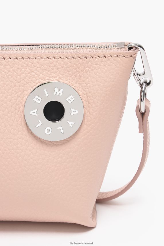 Bimba Y Lola læder trapez crossbody taske 46TD4J11lyserød