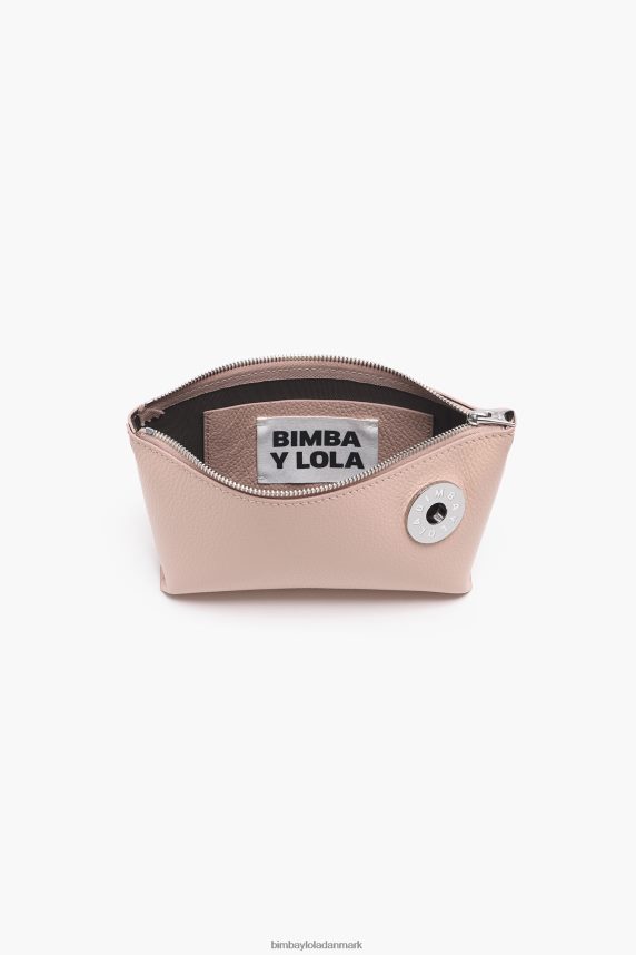 Bimba Y Lola læder trapez crossbody taske 46TD4J11lyserød