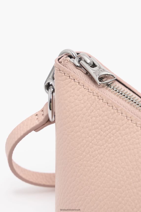 Bimba Y Lola læder trapez crossbody taske 46TD4J11lyserød