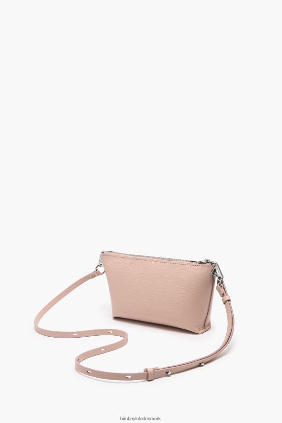 Bimba Y Lola læder trapez crossbody taske 46TD4J11lyserød