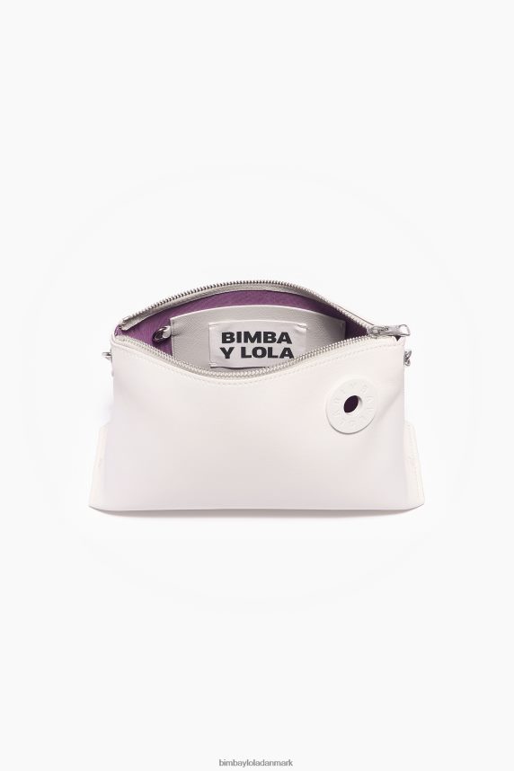 Bimba Y Lola læder trapez taske 46TD4J44off-white