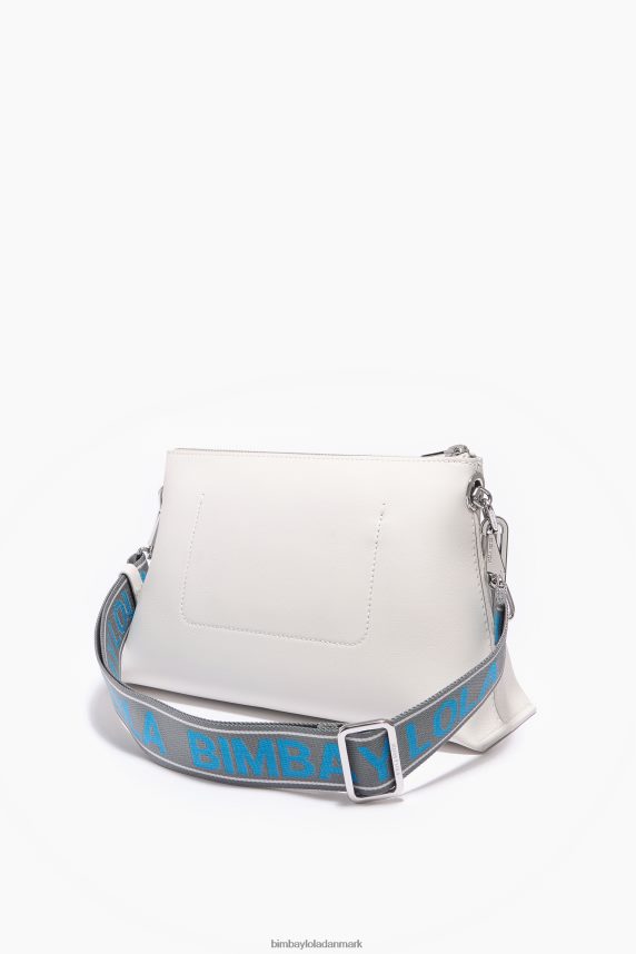 Bimba Y Lola læder trapez taske 46TD4J44off-white