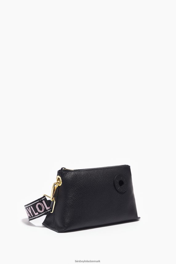 Bimba Y Lola læder trapez taske 46TD4J49sort