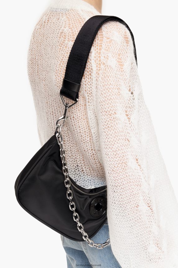 Bimba Y Lola nylon måne taske 46TD4J99sort