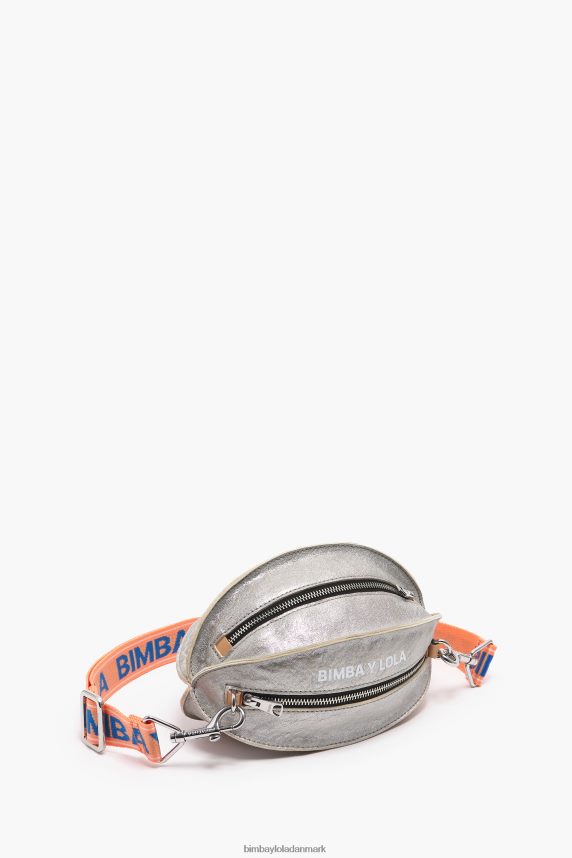 Bimba Y Lola pelota taske i læder 46TD4J3sølv