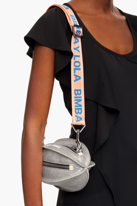 Bimba Y Lola pelota taske i læder 46TD4J3sølv