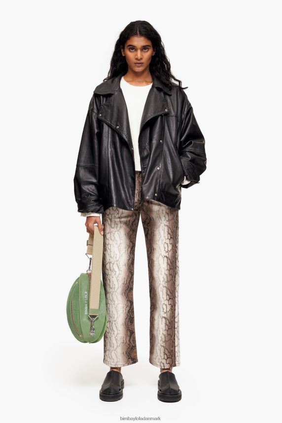 Bimba Y Lola pelota taske i læder 46TD4J69grøn