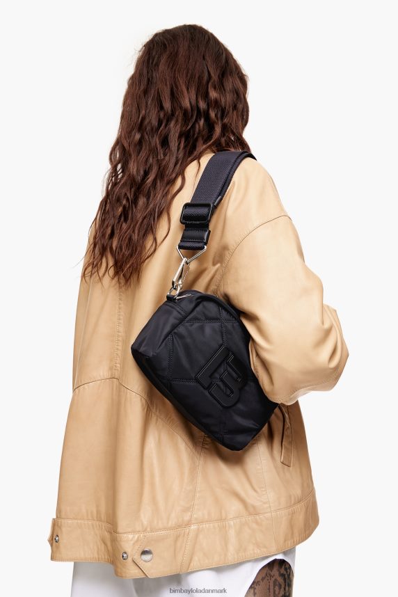 Bimba Y Lola polstret nylon crossbody taske 46TD4J112sort