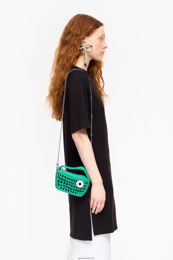 Bimba Y Lola raffia hobo taske 46TD4J10grøn