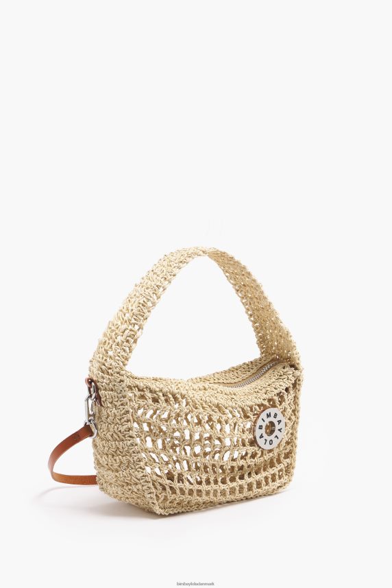 Bimba Y Lola raffia hobo taske 46TD4J7naturlig