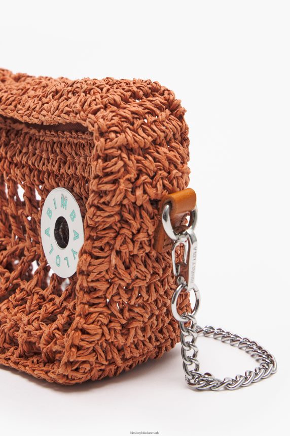 Bimba Y Lola raffia hobo taske 46TD4J9orange