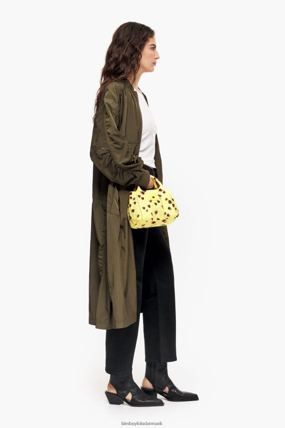 Bimba Y Lola små mulepose i nylon med hjertetryk 46TD4J79gul