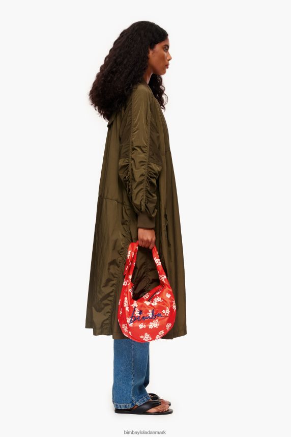 Bimba Y Lola akryl blomster nylon bøttepose 46TD4J121rød