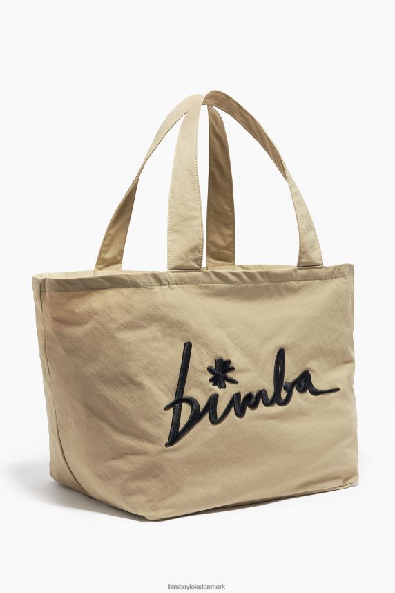 Bimba Y Lola nylon shopper taske 46TD4J122beige