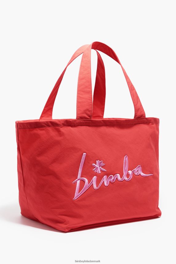 Bimba Y Lola nylon shopper taske 46TD4J123rød