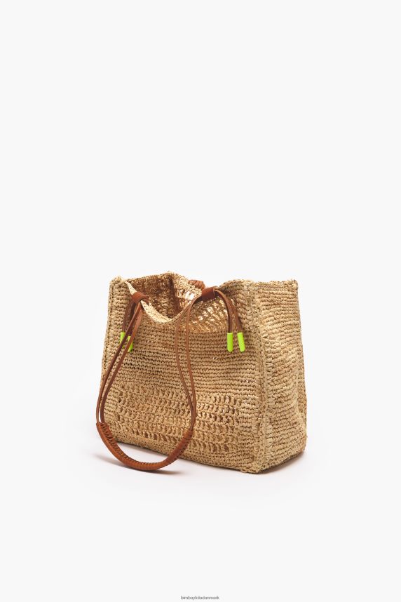 Bimba Y Lola raffia mulepose 46TD4J114naturlig