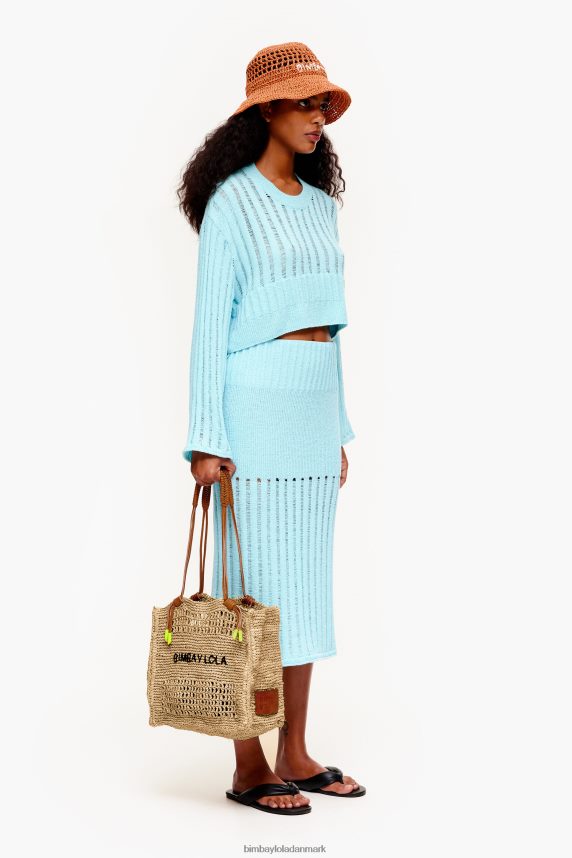 Bimba Y Lola raffia mulepose 46TD4J114naturlig