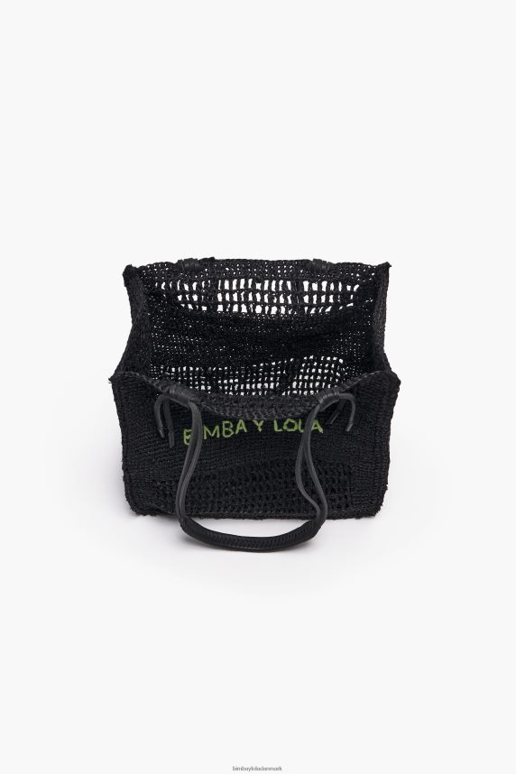 Bimba Y Lola raffia mulepose 46TD4J115sort
